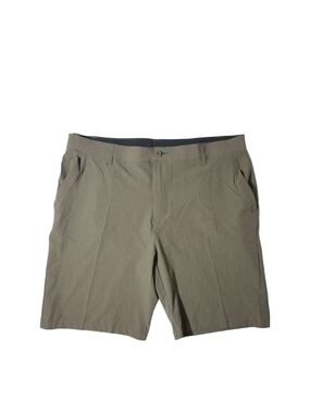 Burnside Men's Hybrid Quick Dry Blend Chino Shorts Khaki 36